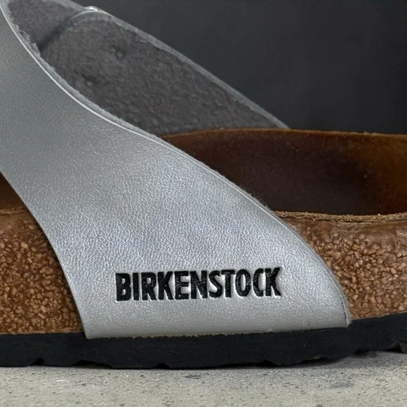 Birkenstock Silver Women’s Toe-Post Sandals! Size 9 / 9.5 / 40 (EUR) - Picture 11 of 12